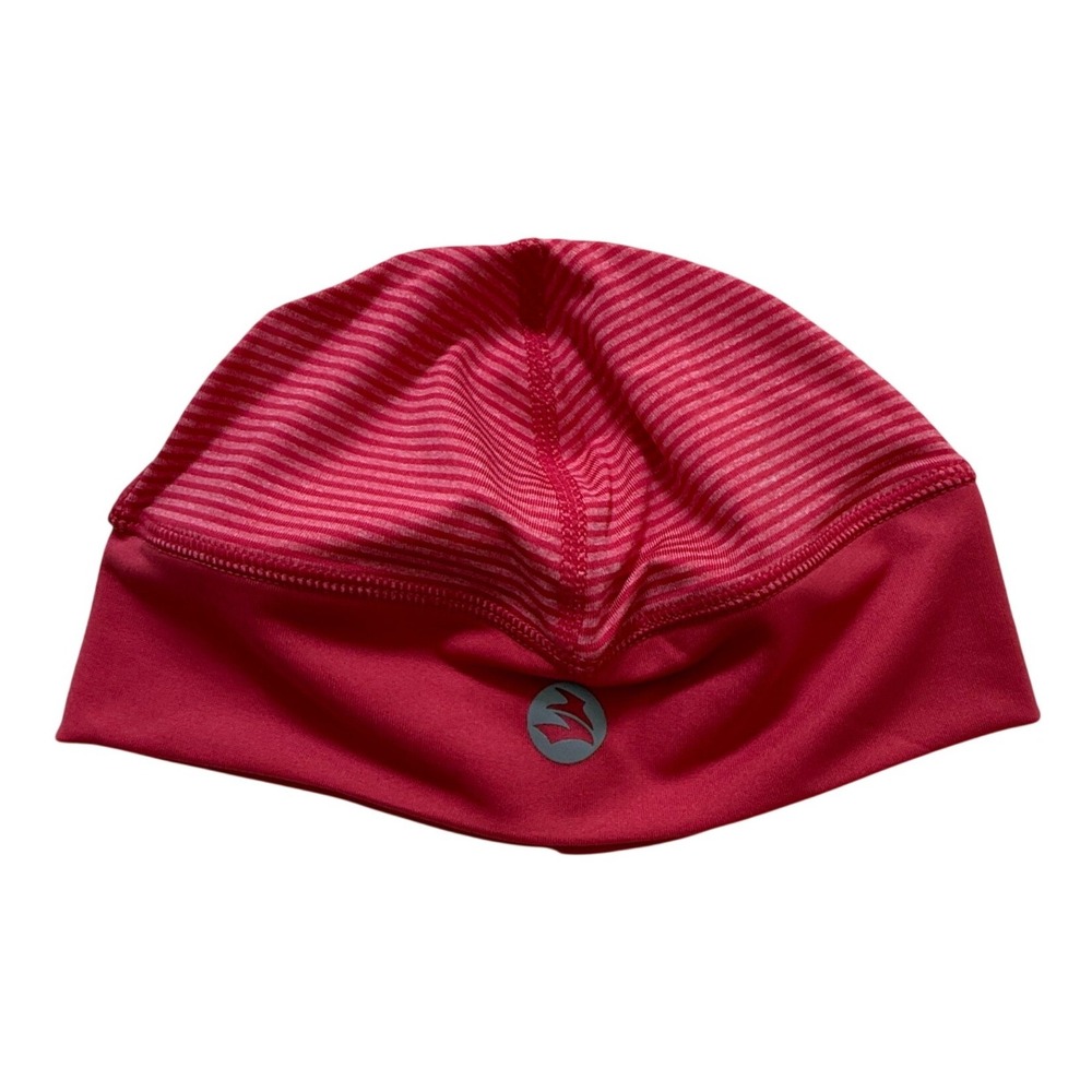 Empirelion Cooling Helmet Liner Women OS Coral Pink Striped Running Skull Cap